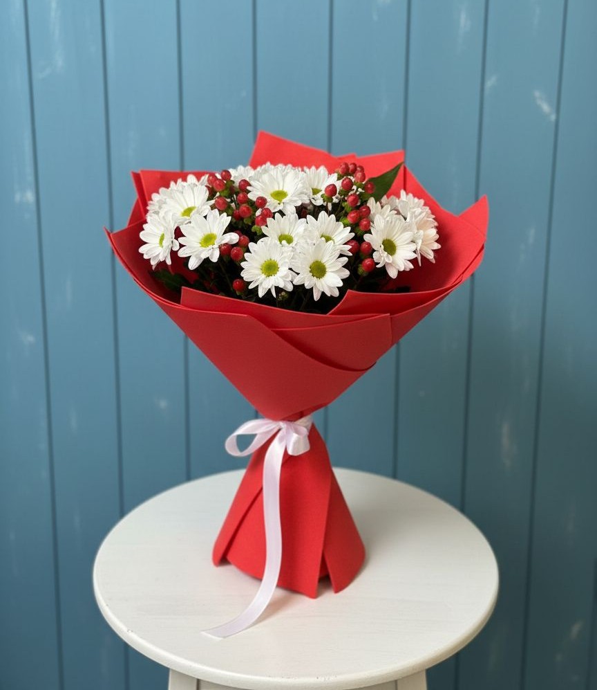 Букет цветов из: Хризантемы в Покровское