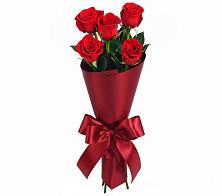 Букет 5 Красных роз Эдлесс Лав в Покровское