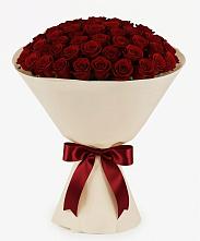 Букет 101 Бордовая роза Блэк Бакарра в Покровское