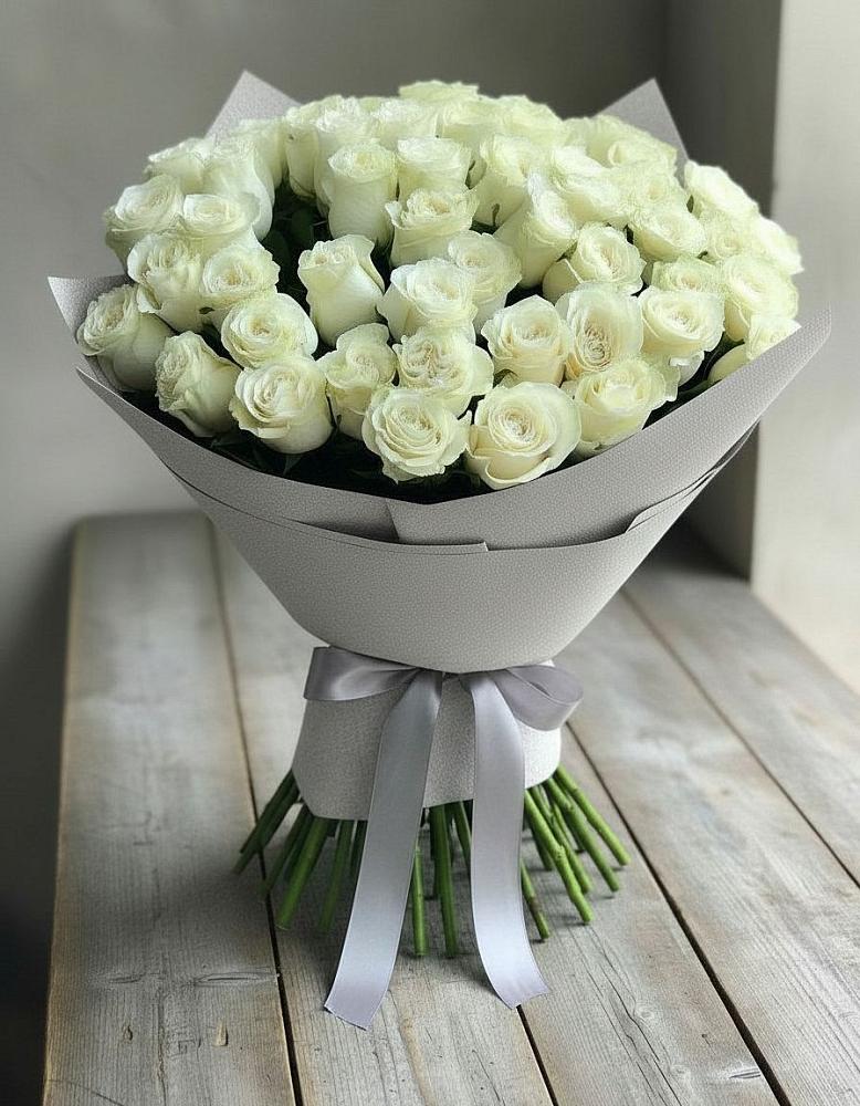 Букет 35 Белых роз в Покровское