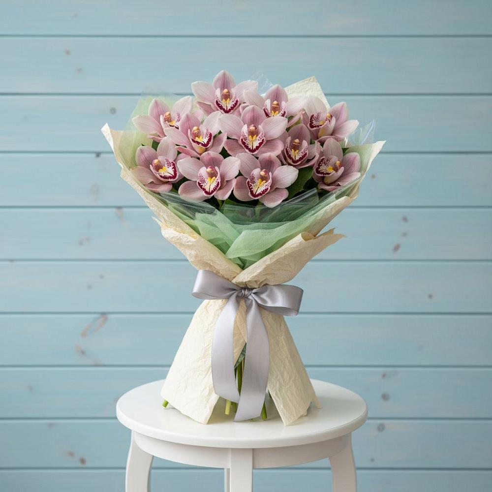 Букет цветов из: Орхидеи и Розы в Покровское