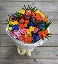Букет цветов из:  Розы и Хризантемы в Покровское