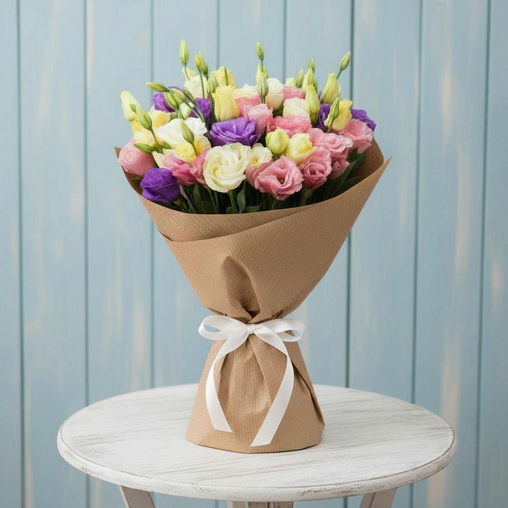 Букет цветов из: Лизиантусы в Покровское