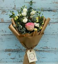 Букет цветов из:  Розы и Лизиантусы в Покровское