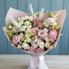 Букет цветов из:  Альстромерии и Розы в Покровское