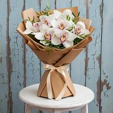 Букет цветов из:  Орхидеи и Розы в Покровское