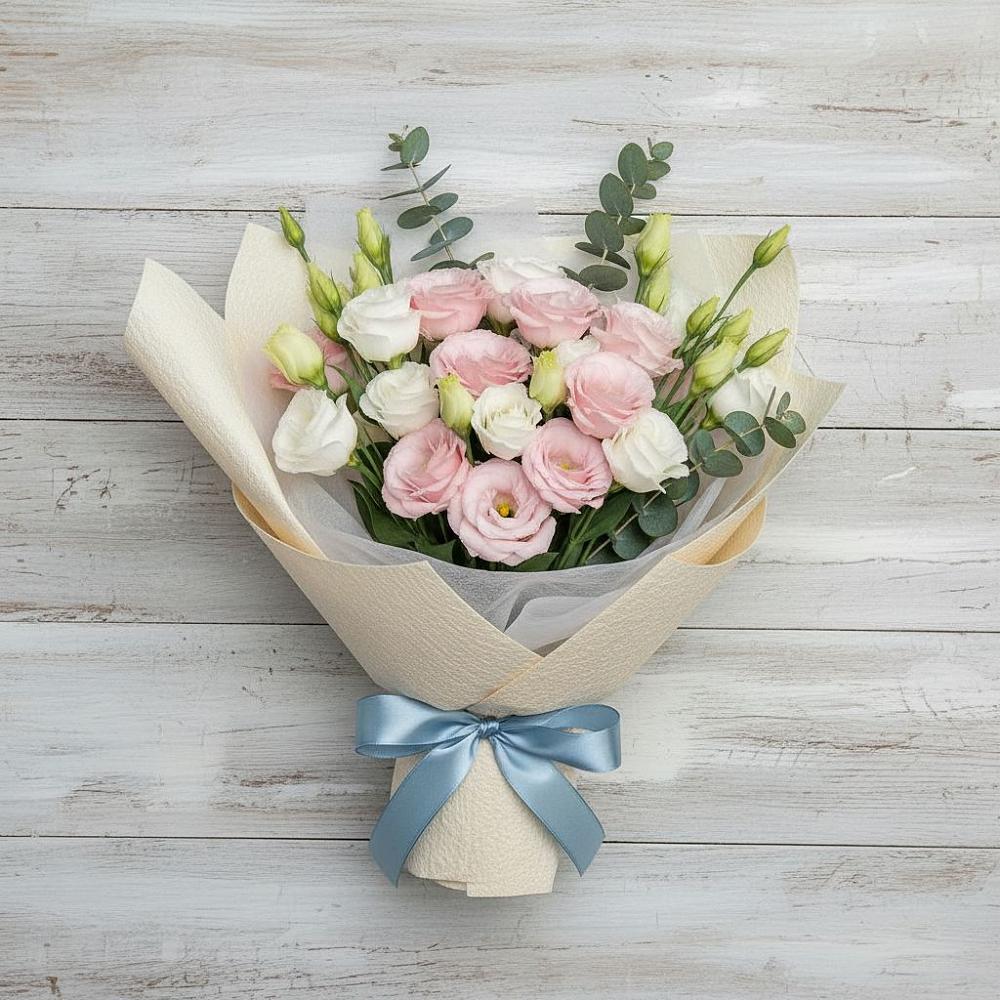 Букет цветов из: Лизиантусы в Покровское